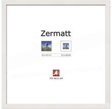 Zermatt ram med storleksangivelser 40x40 cm och 20x20 cm