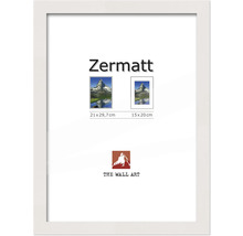 Zermatt fotoram med två foton och The Wall Art logotyp