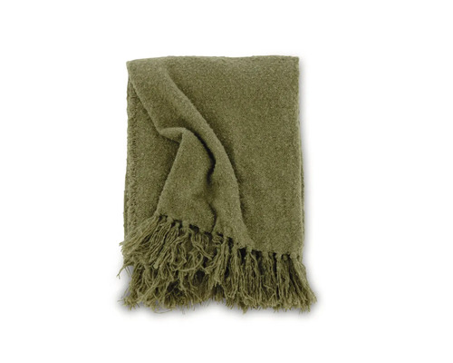 Vikt filt med fransar