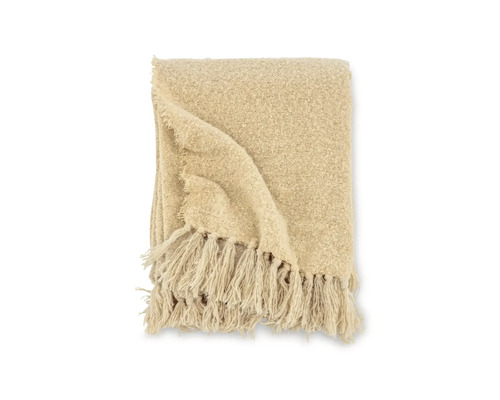 Vikt filt med fransar