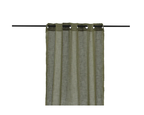 Gardin med öljetter för fönsterdekoration