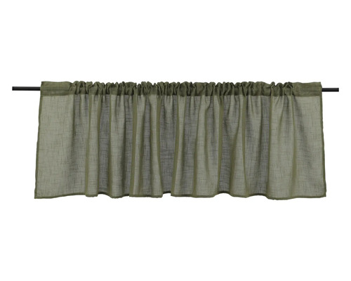 Gardinkappa med rynkbandsupphängning på en gardinstång