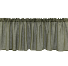 Gardin med rynkbandsupphängning