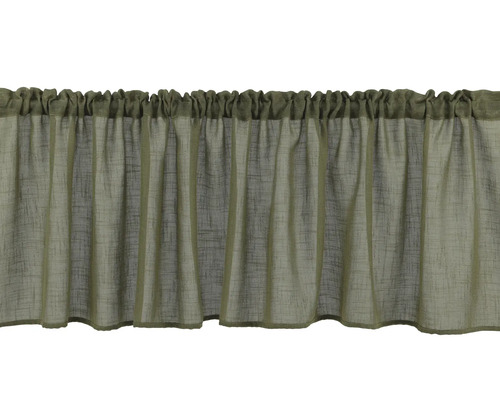 Gardin med rynkbandsupphängning