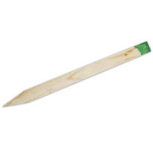 Växtetikett av trä med skrivbar yta