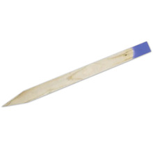 Träplanta etikett med skrivbar yta