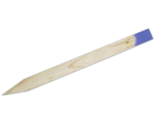 Markeringssticka blå topp 550x40x8mm 25-pack Träplanta etikett med skrivbar yta