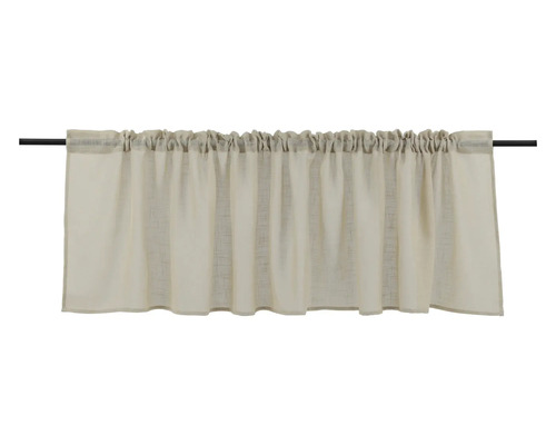 Gardinkappa med rynkbandsupphängning på en gardinstång