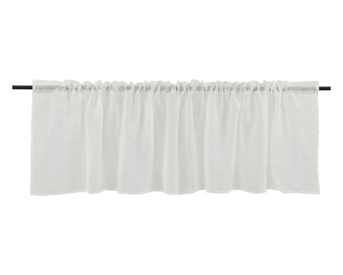 Gardin med rynkbandsupphängning på en gardinstång