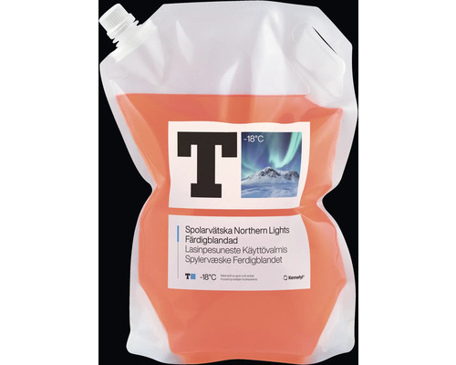 Färdigblandad spolarvätska i påse