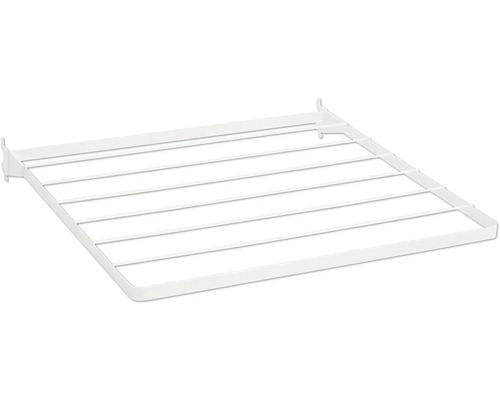Torkställning ELFA nedfällbar vit 607x602x73 4500077 Hängande gallerhylla