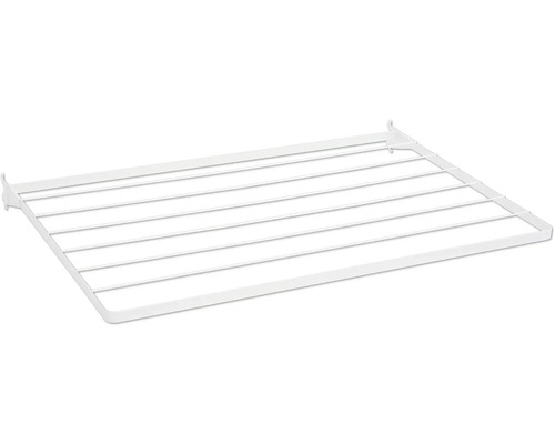 Torkställning ELFA nedfällbar vit 902x602x73mm 4500078 Torkställningsgaller av metall