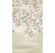 Tapet med blommönster och blommig design för väggdekoration.