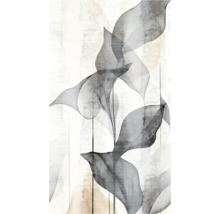 Abstrakt bladgrafik på duk