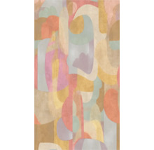 Abstrakt mönster med geometriska former för väggdesign