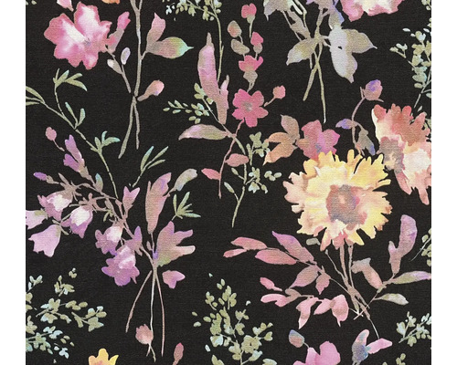 Floral mönstrat tyg på mörk botten