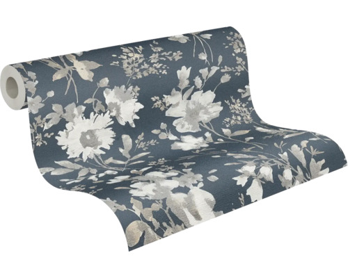 Tapetrulle med blommönster
