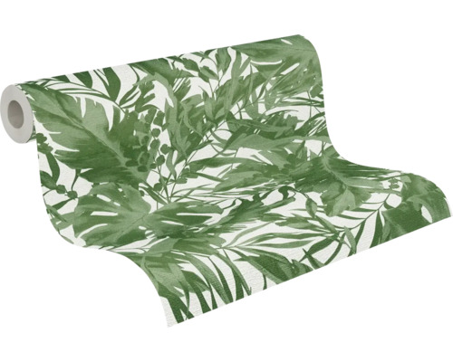 Tapetrulle med botaniskt mönster