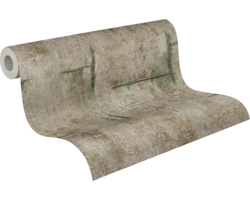 Tapetrulle med betonglook och ropelement