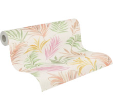 Tapetrulle med växtmönster