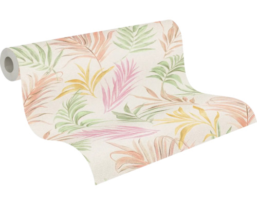 Tapetrulle med växtmönster