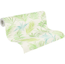 Tapetrulle med bladmönster