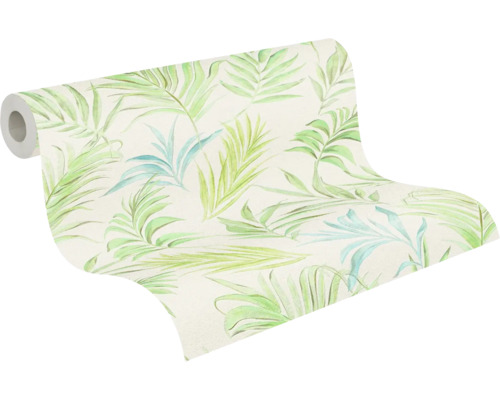 Tapetrulle med bladmönster