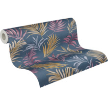 Tapetrulle med bladmönster