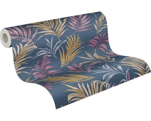 Tapetrulle med bladmönster