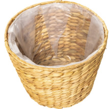 Flätad blomkorg med folie