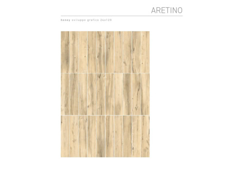 Aretino Honey Grafisk platta 24x120
