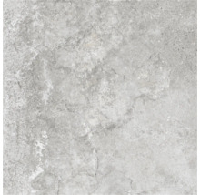 Grått golvkakel med stenutseende.