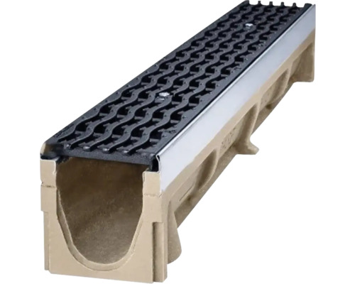 Dräneringsränna med galler