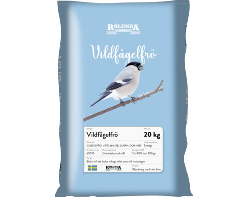 Rölunda Vildfågelfrö i 20 kg säck