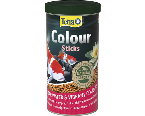 Tetra Pond Colour Sticks fiskfoder för trädgårdsdammfiskar