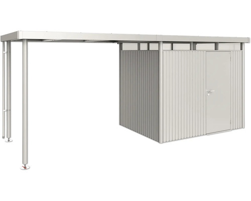 Metallcarport med förråd