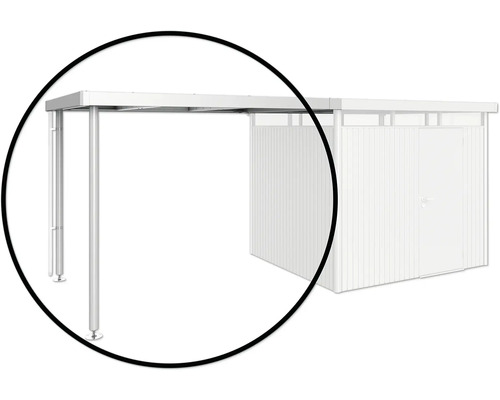 Carport med redskapsbod
