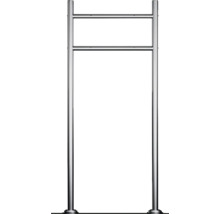 Fristående handdukshängare med två stänger