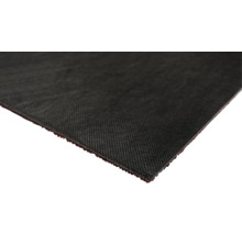 Närbild av en svart heltäckningsmatta