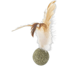 Kattmyntaboll med fjädrar för katter
