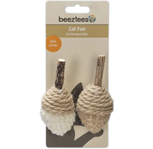 Beeztees kattleksak med kattmynta på förpackning