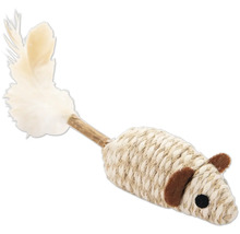 Katt leksak mus med fjädrar