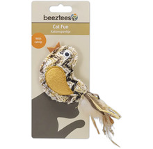 beeztees kattleksak fågel med kattmynta på förpackningen