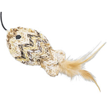 Katt leksak mus med fjädrar