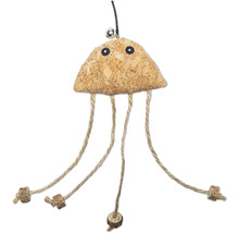 Leksak för fåglar, kork och rep