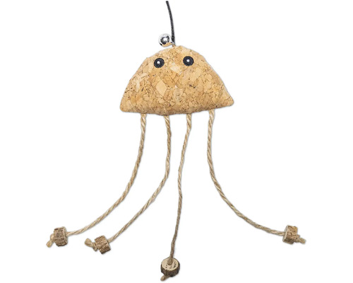 Leksak för fåglar, kork och rep