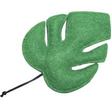 Monstera blad av filt med snöre