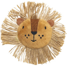 Dekorativt lejon med man av jute