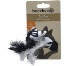 Katt leksak zebra med kattmynta