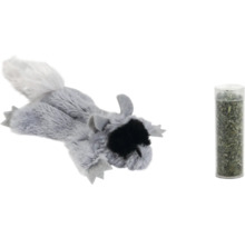 Katt leksak tvättbjörn med kattmynta